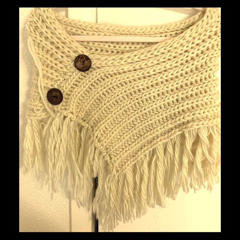 Off the shoulder cropped sweater